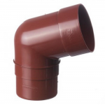 Колено 72˚ Standart Ф85 (гранат RAL 3009)